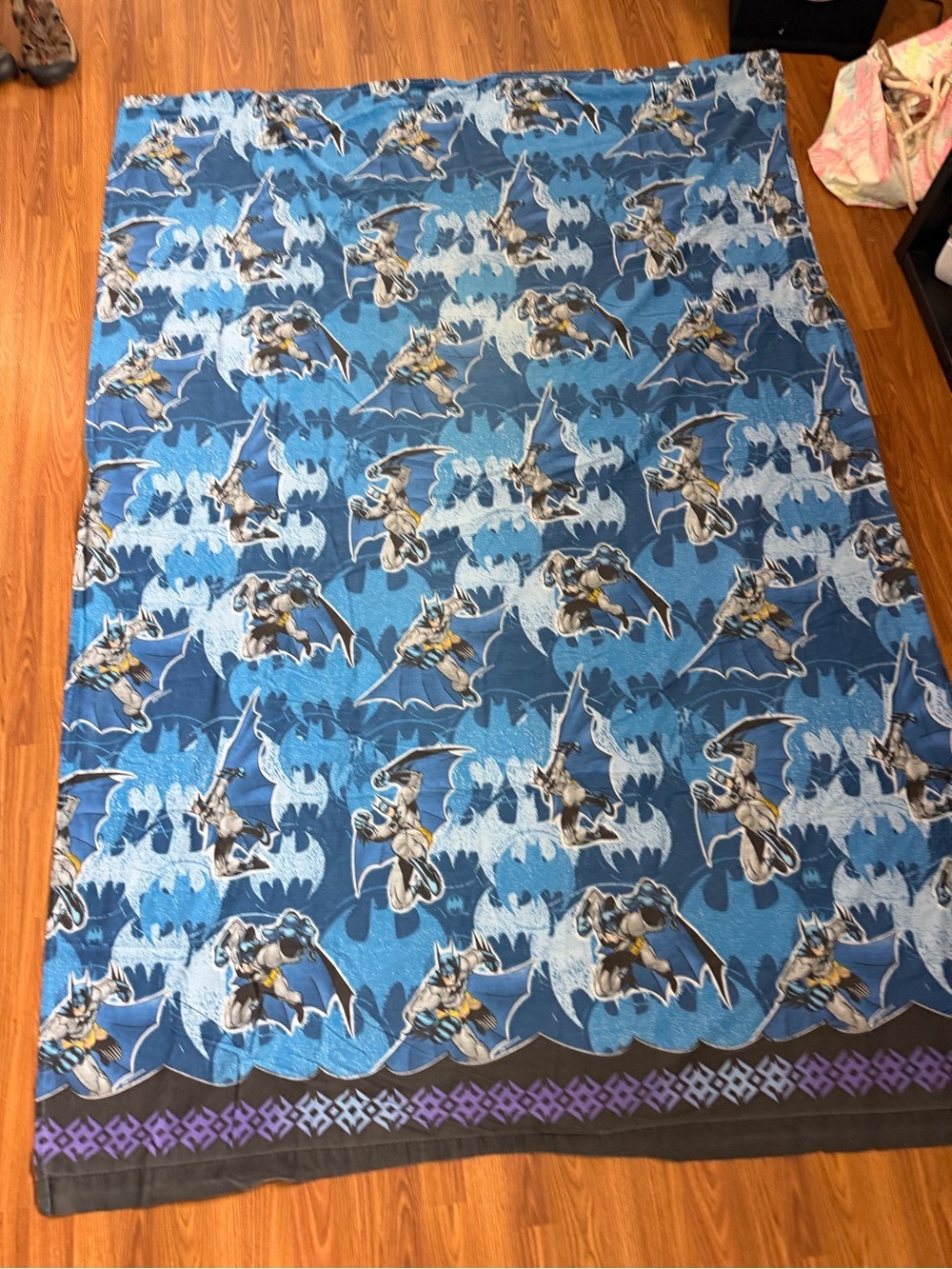 VTG 90’s Batman DC Comics Flat Sheet Twin Sheets